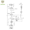 GL-11111S Stainless Steel Van Refrigerated Truck Door Lock